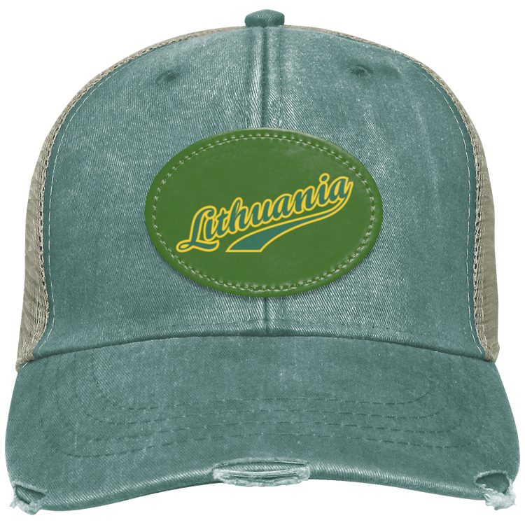 Lithuania - Distressed Ollie Cap - Oval Patch