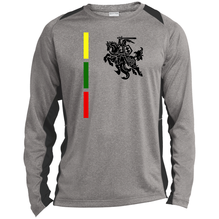 Warrior Vytis - Men's Long Sleeve Colorblock Activewear Performance T