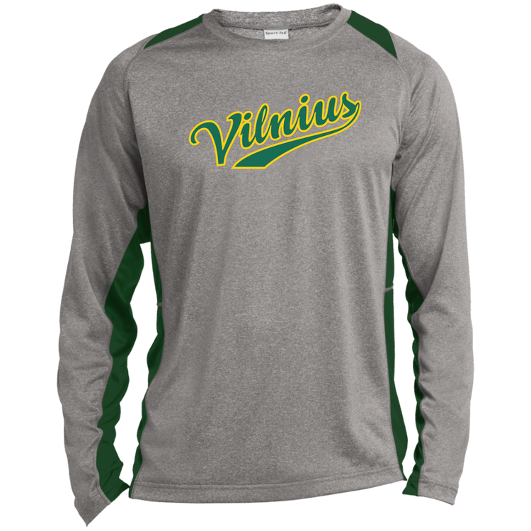 Vilnius - Men's Long Sleeve Colorblock Activewear Performance T