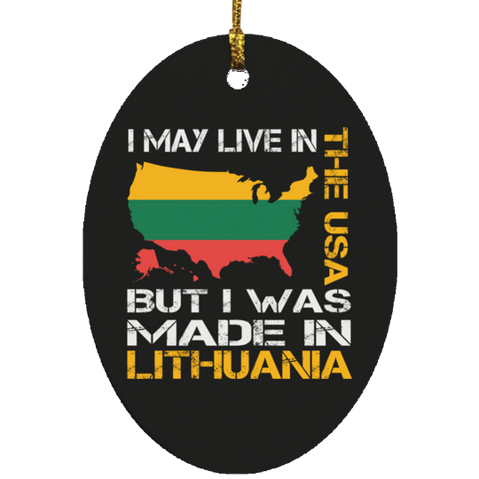 Made in Lithuania - MDF Oval Ornament