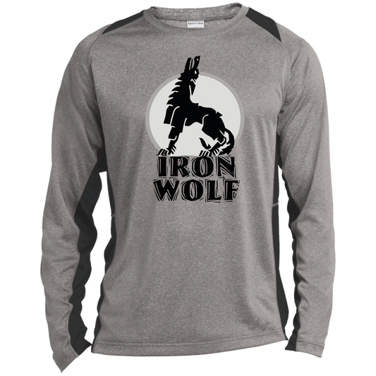 Iron Wolf LT - Men's Long Sleeve Colorblock Activewear Performance T