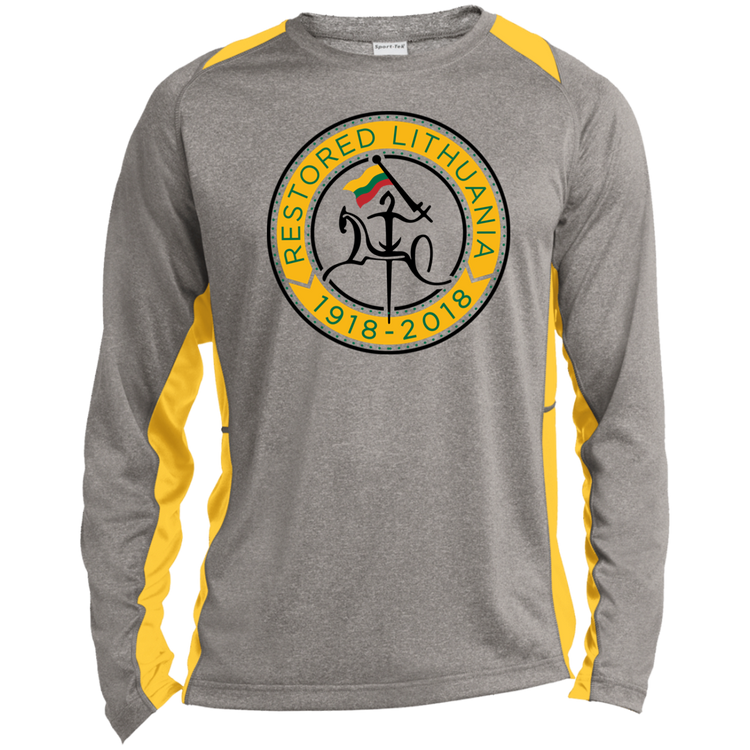 Vytis Restored - Men's Long Sleeve Colorblock Activewear Performance T
