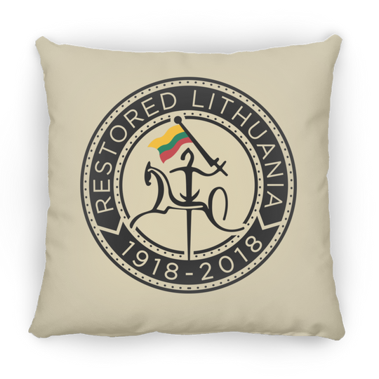 Vytis Restored - Small Square Pillow