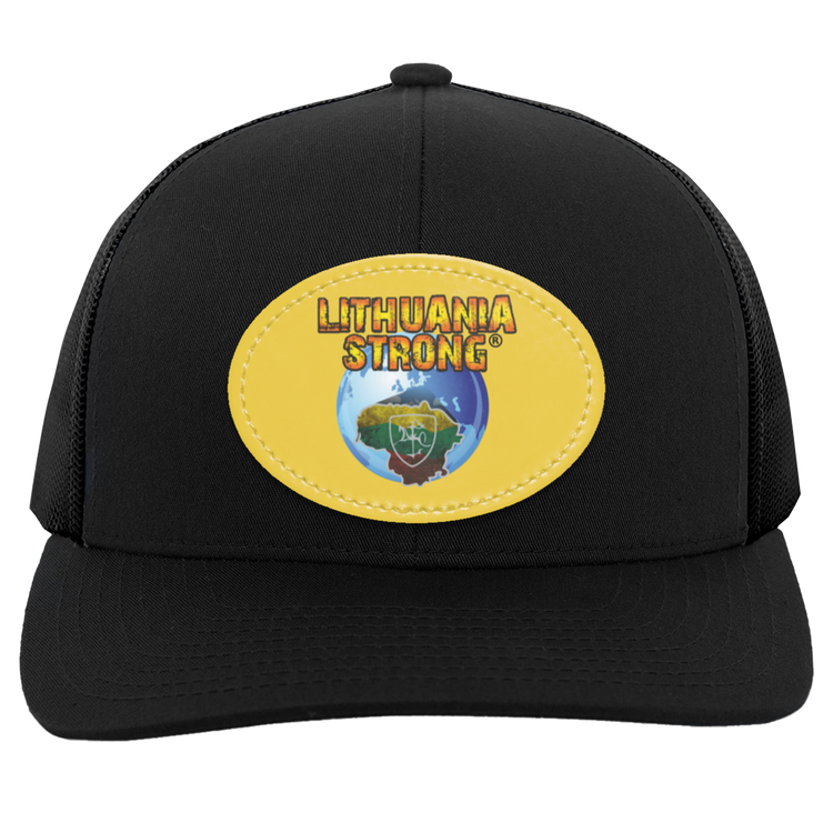 Lithuania Strong - Trucker Snap Back - Oval Patch