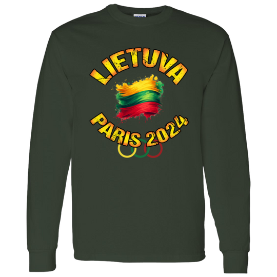Team Lietuva 2024 Olympics - Men's Classic Cotton Long Sleeve T