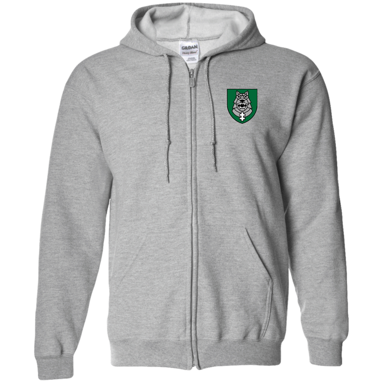 Gelezinis Vilkas - Men/Women Unisex Comfort Full-Zip Hoodie