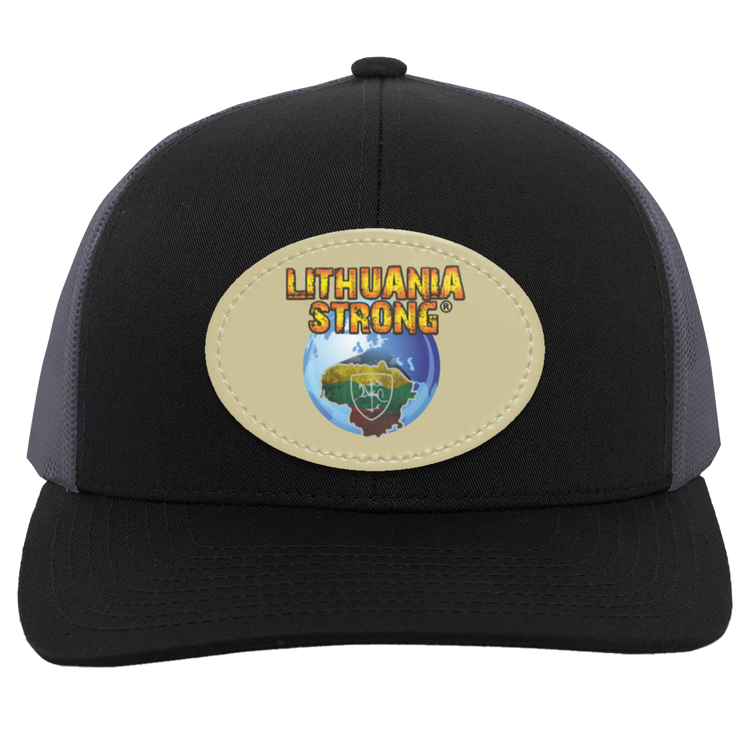 Lithuania Strong - Trucker Snap Back - Oval Patch
