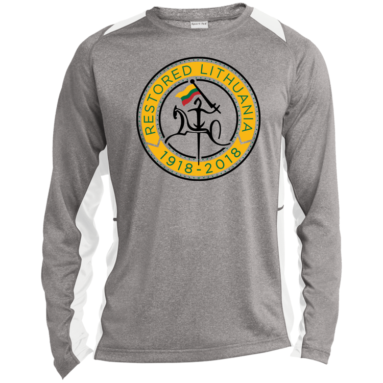 Vytis Restored - Men's Long Sleeve Colorblock Activewear Performance T