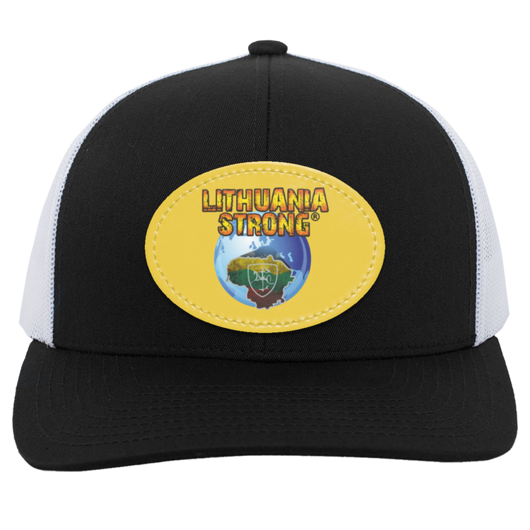 Lithuania Strong - Trucker Snap Back - Oval Patch