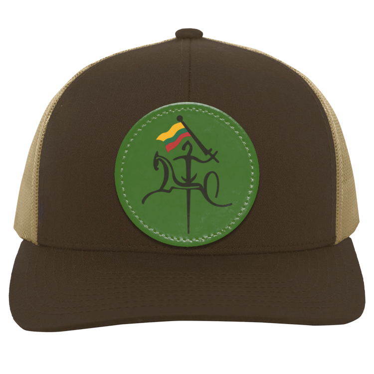 Vytis With Lithuanian Flag - Trucker Snap Back - Circle Patch