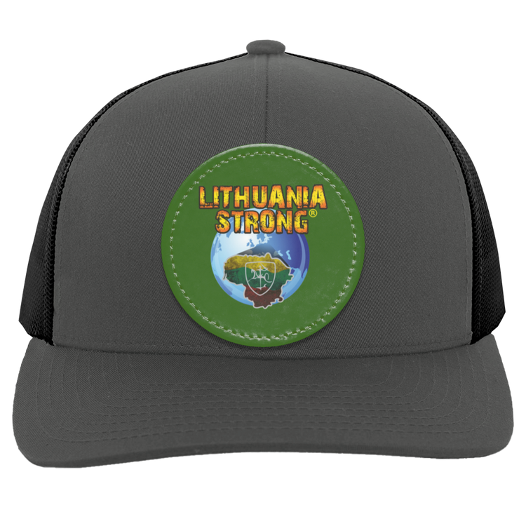 Lithuania Strong - Trucker Snap Back - Circle Patch