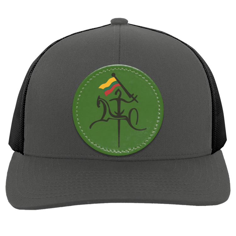 Vytis With Lithuanian Flag - Trucker Snap Back - Circle Patch