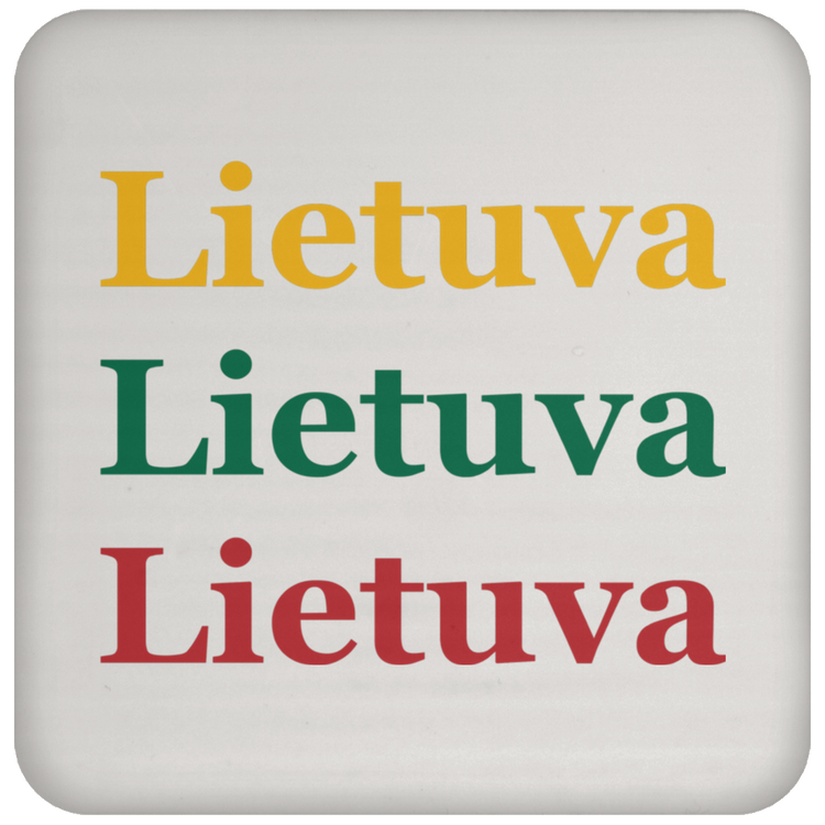 Lietuva- High Gloss Coaster