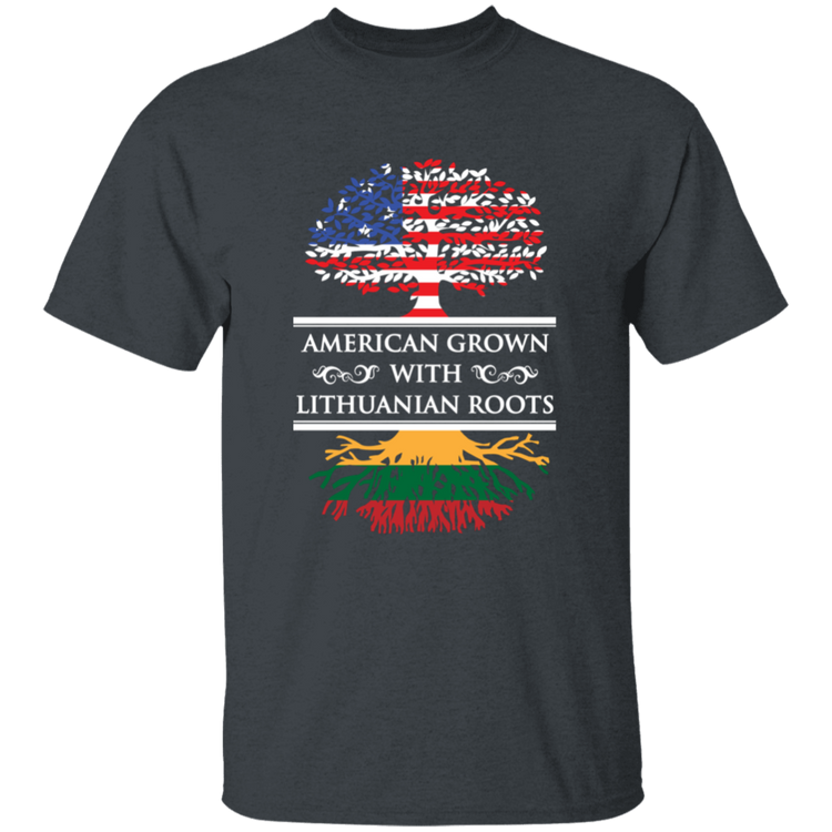 American Grown Lithuanian Roots - Boys/Girls Youth Classic Short Sleeve T-Shirt