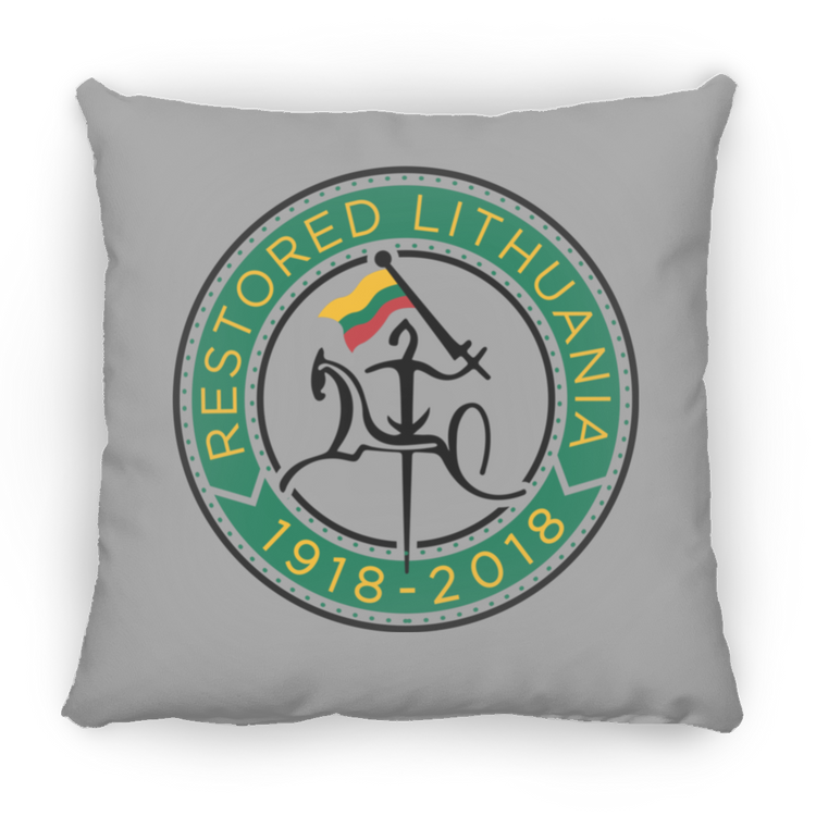 Vytis Restored - Small Square Pillow