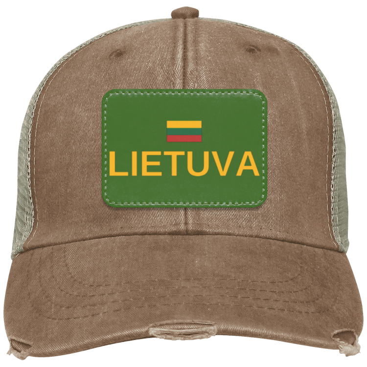 Lietuva Jersey - Distressed Ollie Cap - Rectangle Patch