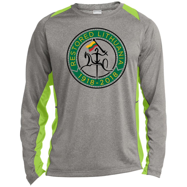 Vytis Restored - Men's Long Sleeve Colorblock Activewear Performance T