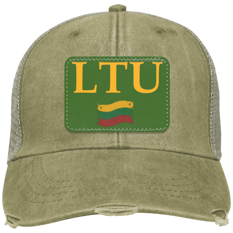 Lietuva LTU - Distressed Ollie Cap - Rectangle Patch