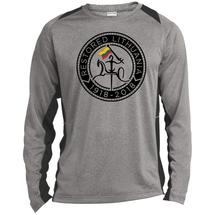 Vytis Restored - Men's Long Sleeve Colorblock Activewear Performance T