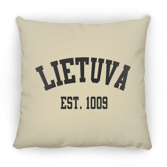 Lietuva Est. 1009 - Large Square Pillow