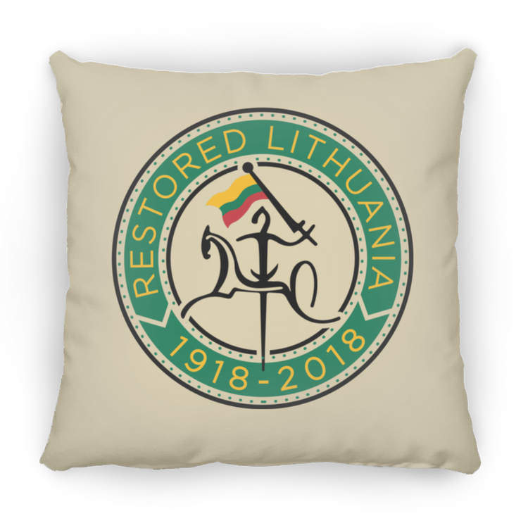 Vytis Restored - Small Square Pillow