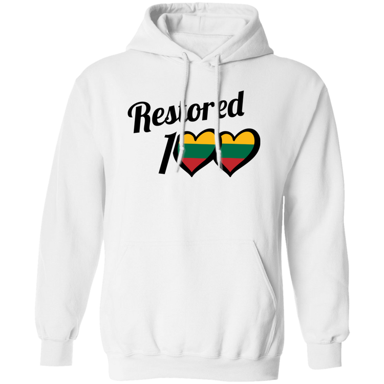 Restored 100 - Men/Women Unisex Comfort Pullover Hoodie