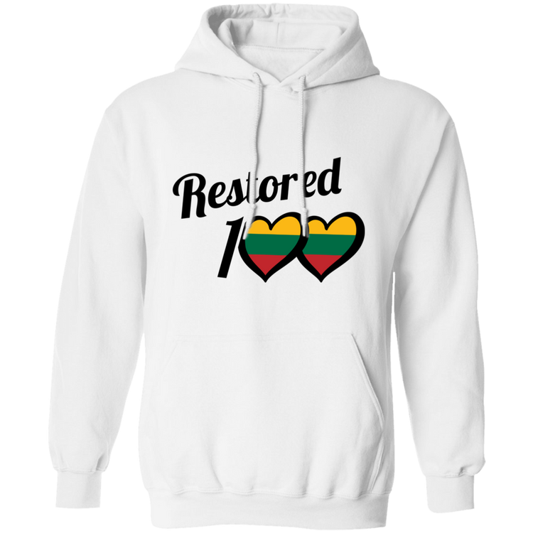 Restored 100 - Men/Women Unisex Basic Pullover Hoodie