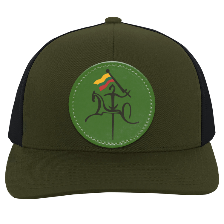 Vytis With Lithuanian Flag - Trucker Snap Back - Circle Patch