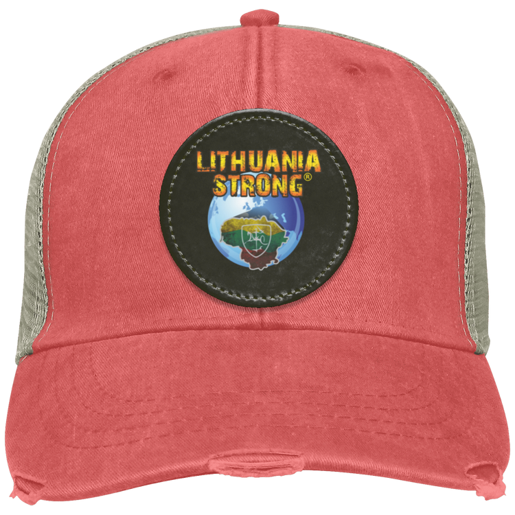 Lithuania Strong - Distressed Ollie Cap - Circle Patch