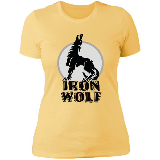 Iron Wolf LT - Women's Next Level Boyfriend Tee