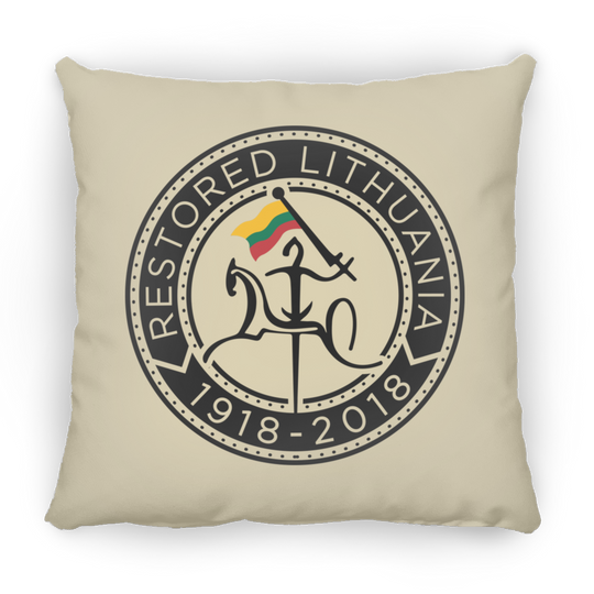Vytis Restored - Large Square Pillow