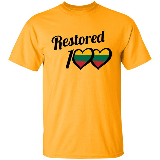 Restored 100 - Boys/Girls Youth Basic Short Sleeve T-Shirt