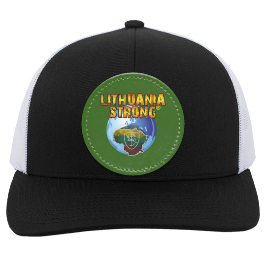 Lithuania Strong - Trucker Snap Back - Circle Patch