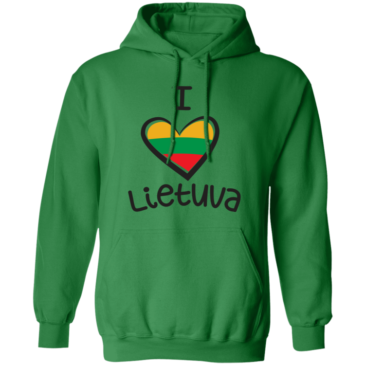 I Love Lietuva - MenWomen Unisex Comfort Pullover Hoodie - Lithuania Strong