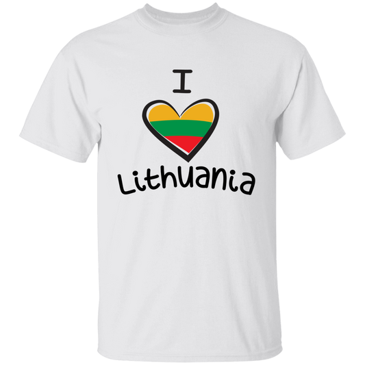 I Love Lithuania - BoysGirls Youth Classic Short Sleeve T-Shirt - Lithuania Strong