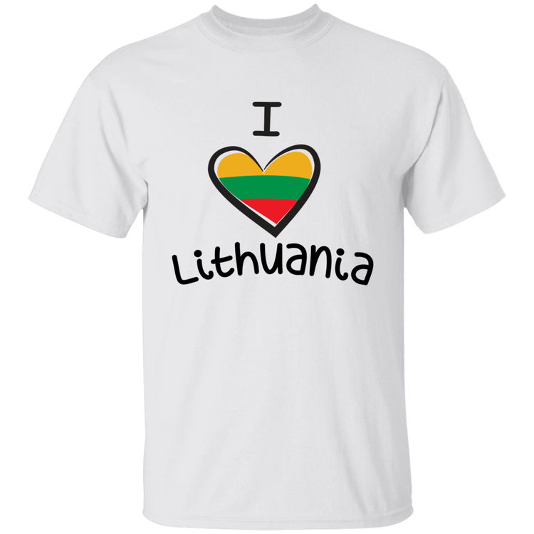 I Love Lithuania - BoysGirls Youth Classic Short Sleeve T-Shirt - Lithuania Strong