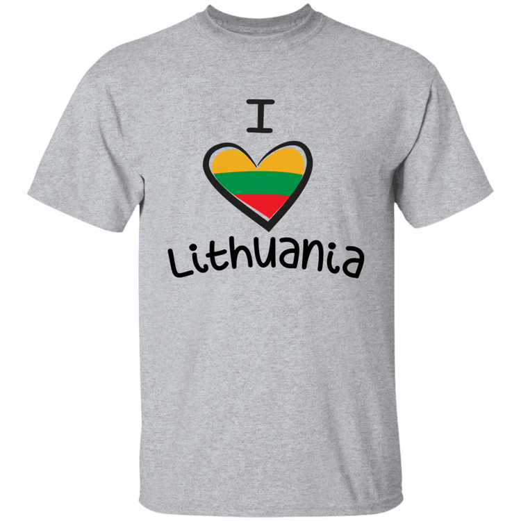 I Love Lithuania - BoysGirls Youth Classic Short Sleeve T-Shirt - Lithuania Strong