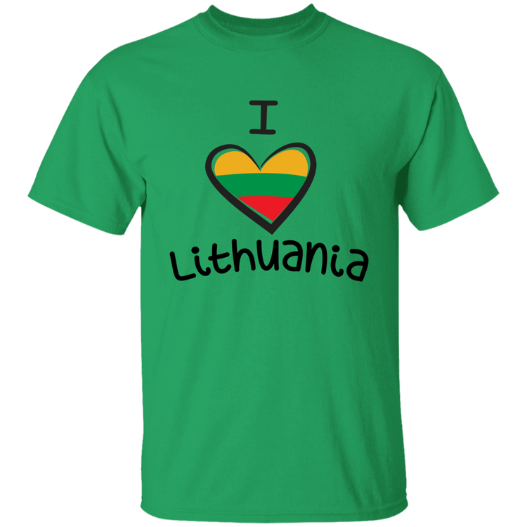 I Love Lithuania - BoysGirls Youth Classic Short Sleeve T-Shirt - Lithuania Strong