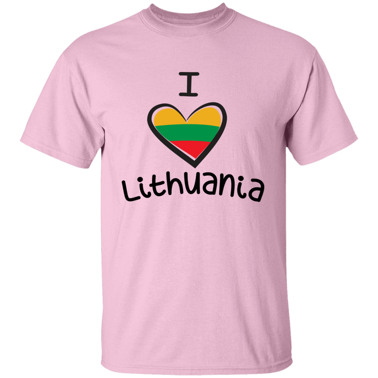 I Love Lithuania - BoysGirls Youth Classic Short Sleeve T-Shirt - Lithuania Strong