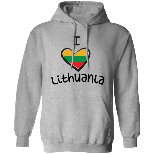 I Love Lithuania - MenWomen Unisex Comfort Pullover Hoodie - Lithuania Strong