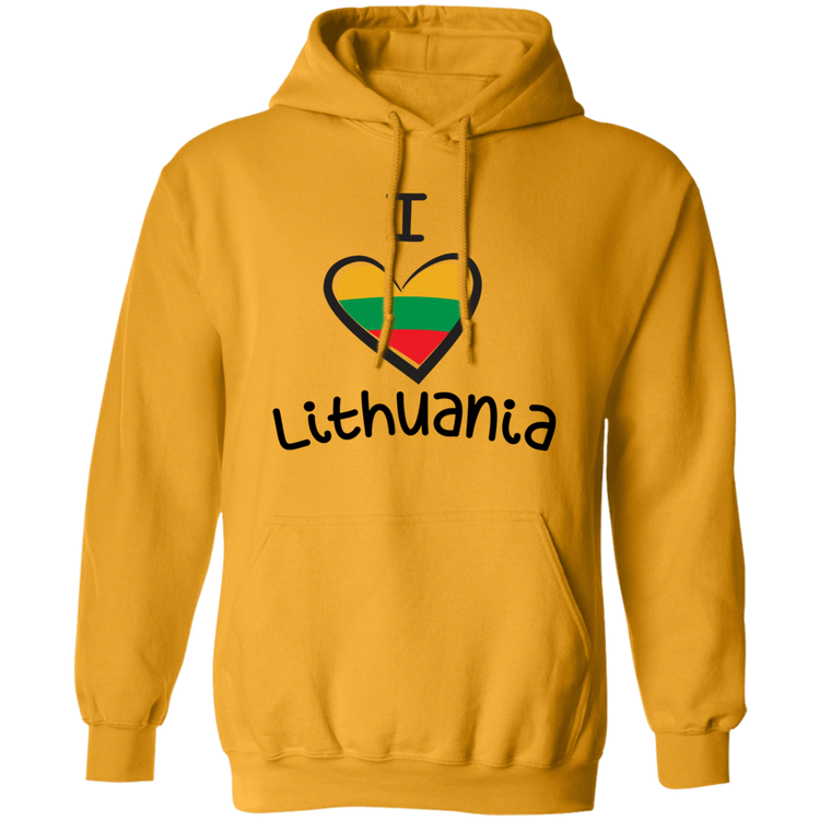 I Love Lithuania - MenWomen Unisex Comfort Pullover Hoodie - Lithuania Strong