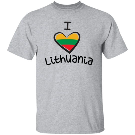 I Love Lithuania - Mens Classic Short Sleeve T-Shirt - Lithuania Strong