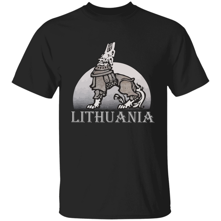 Iron Wolf Lithuania - BoysGirls Youth Classic Short Sleeve T-Shirt - Lithuania Strong