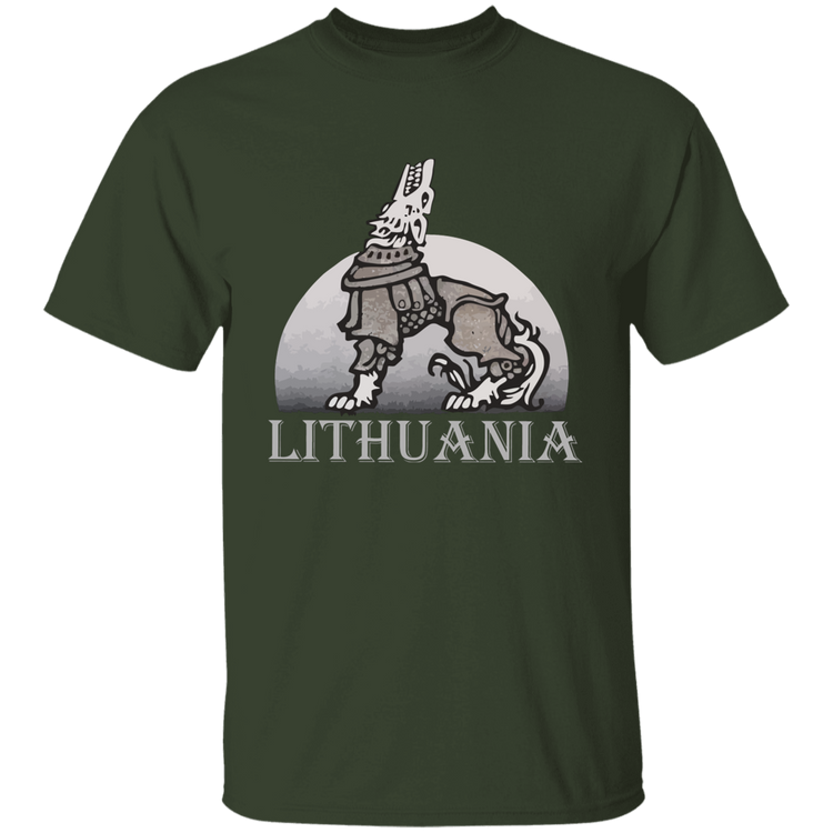 Iron Wolf Lithuania - BoysGirls Youth Classic Short Sleeve T-Shirt - Lithuania Strong