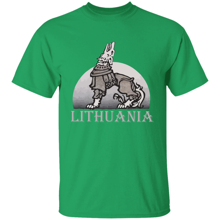 Iron Wolf Lithuania - BoysGirls Youth Classic Short Sleeve T-Shirt - Lithuania Strong