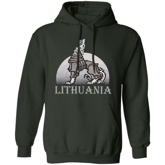 Iron Wolf Lithuania - MenWomen Unisex Comfort Pullover Hoodie - Lithuania Strong