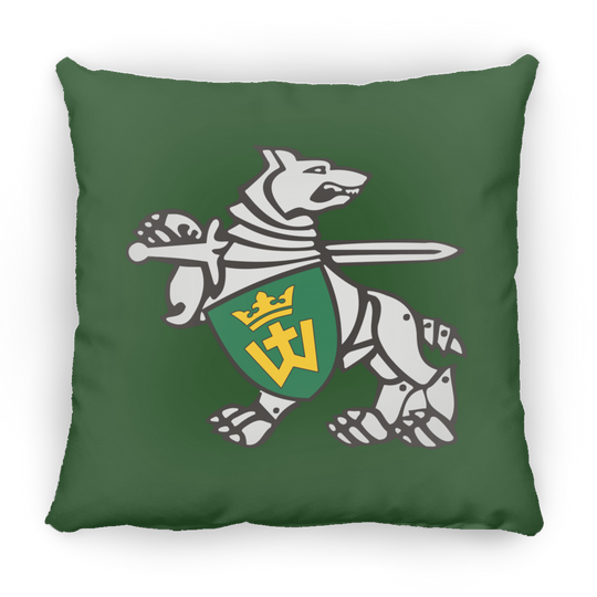 Iron Wolf Mindaugas - Large Square Pillow - Lithuania Strong