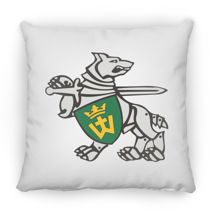 Iron Wolf Mindaugas - Large Square Pillow - Lithuania Strong