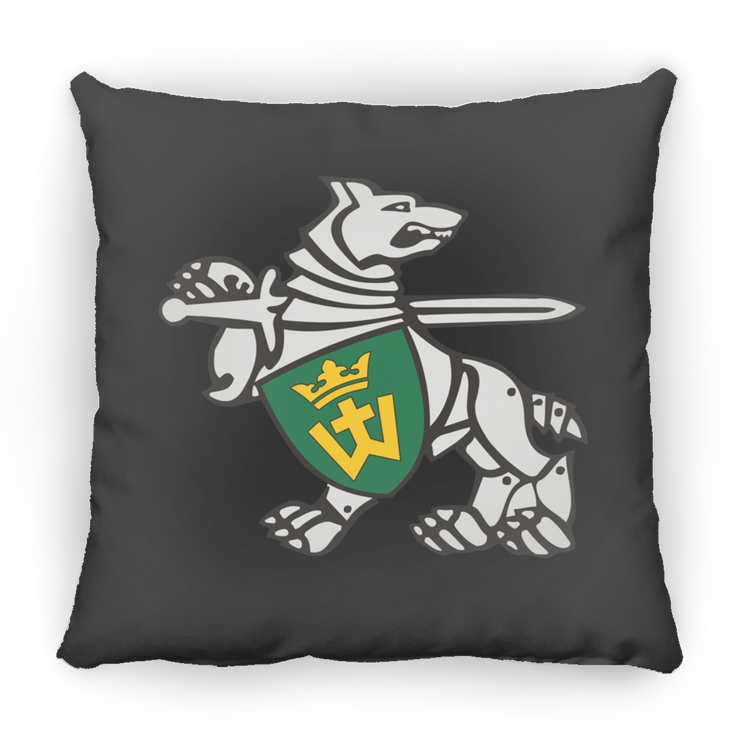 Iron Wolf Mindaugas - Small Square Pillow - Lithuania Strong