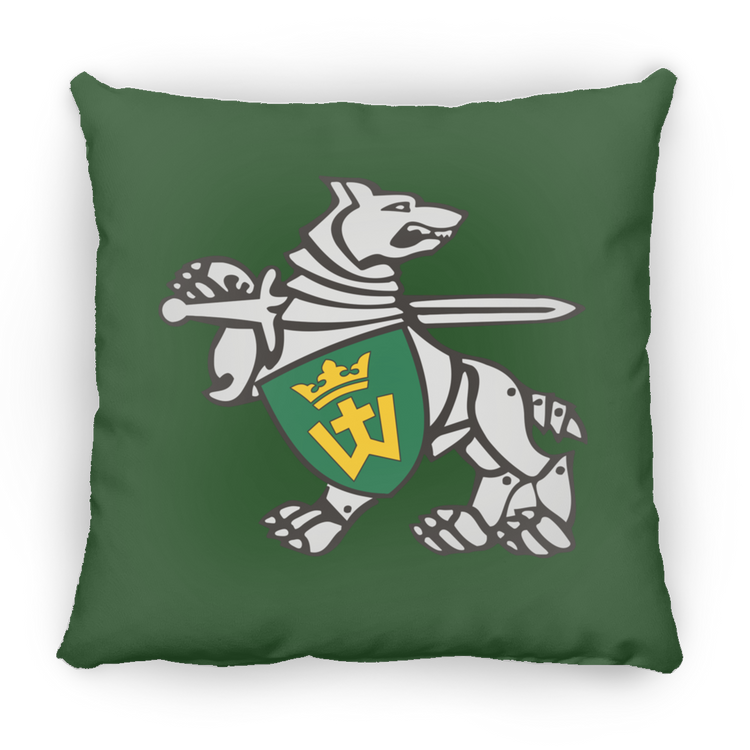 Iron Wolf Mindaugas - Small Square Pillow - Lithuania Strong